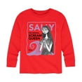 thumbnail image 1 of The Nightmare Before Christmas - Sally Scream Queen - Youth Long Sleeve Graphic T-Shirt, 1 of 5