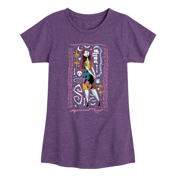 The Nightmare Before Christmas - Sally - Toddler And Youth Girls Short Sleeve Graphic T-Shirt