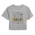 thumbnail image 1 of The Nightmare Before Christmas - Sallys Apothecary Cropped Graphic T-Shirt, 1 of 4