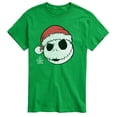 thumbnail image 1 of The Nightmare Before Christmas - Santa Face - Men's Short Sleeve Graphic T-Shirt, 1 of 4