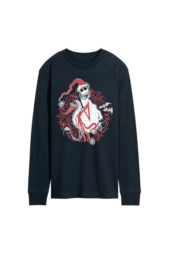 - Santa Jack - Men's Long Sleeve Graphic T-Shirt
