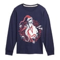 thumbnail image 1 of The Nightmare Before Christmas - Santa Jack  - Youth Boys Long Sleeve Graphic T-Shirt, 1 of 4