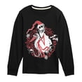 thumbnail image 1 of The Nightmare Before Christmas - Santa Jack  - Youth Boys Long Sleeve Graphic T-Shirt, 1 of 4