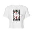 thumbnail image 1 of The Nightmare Before Christmas - Scary And Bright - Juniors Cropped Cotton Blend T-Shirt, 1 of 5