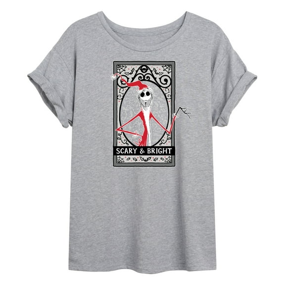 The Nightmare Before Christmas - Scary And Bright - Juniors Ideal Flowy Muscle T-Shirt