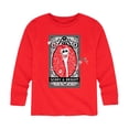 thumbnail image 1 of The Nightmare Before Christmas - Scary And Bright - Toddler And Youth Long Sleeve Graphic T-Shirt, 1 of 5