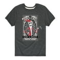 thumbnail image 1 of The Nightmare Before Christmas - Scary And Bright - Toddler And Youth Short Sleeve Graphic T-Shirt, 1 of 5