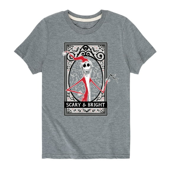 The Nightmare Before Christmas - Scary And Bright - Toddler And Youth Short Sleeve Graphic T-Shirt