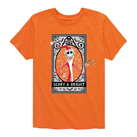 The Nightmare Before Christmas - Scary And Bright - Toddler And Youth Short Sleeve Graphic T-Shirt
