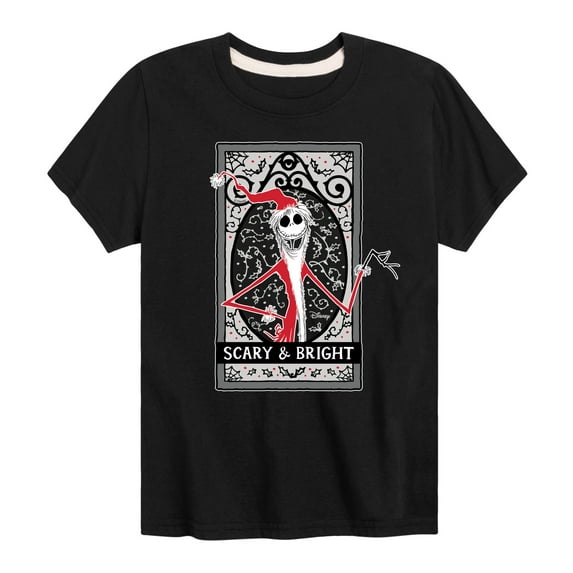 The Nightmare Before Christmas - Scary And Bright - Toddler And Youth Short Sleeve Graphic T-Shirt