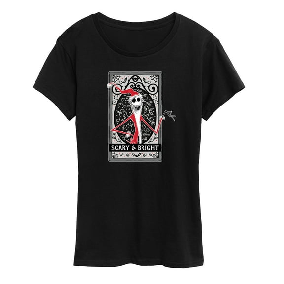 The Nightmare Before Christmas - Scary And Bright - Women's Short Sleeve Graphic T-Shirt