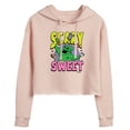 thumbnail image 1 of The Nightmare Before Christmas - Scary Sweet Cropped Graphic Hoodie, 1 of 4