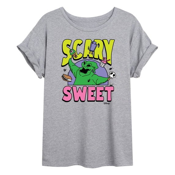The Nightmare Before Christmas - Scary Sweet Oversized Graphic T-Shirt