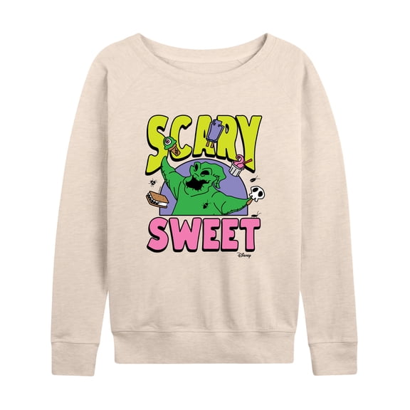 The Nightmare Before Christmas - Scary Sweet - Women's French Terry Long Sleeve Pullover