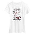 thumbnail image 1 of The Nightmare Before Christmas - Season's Creepings - Women's Short Sleeve Graphic T-Shirt, 1 of 4