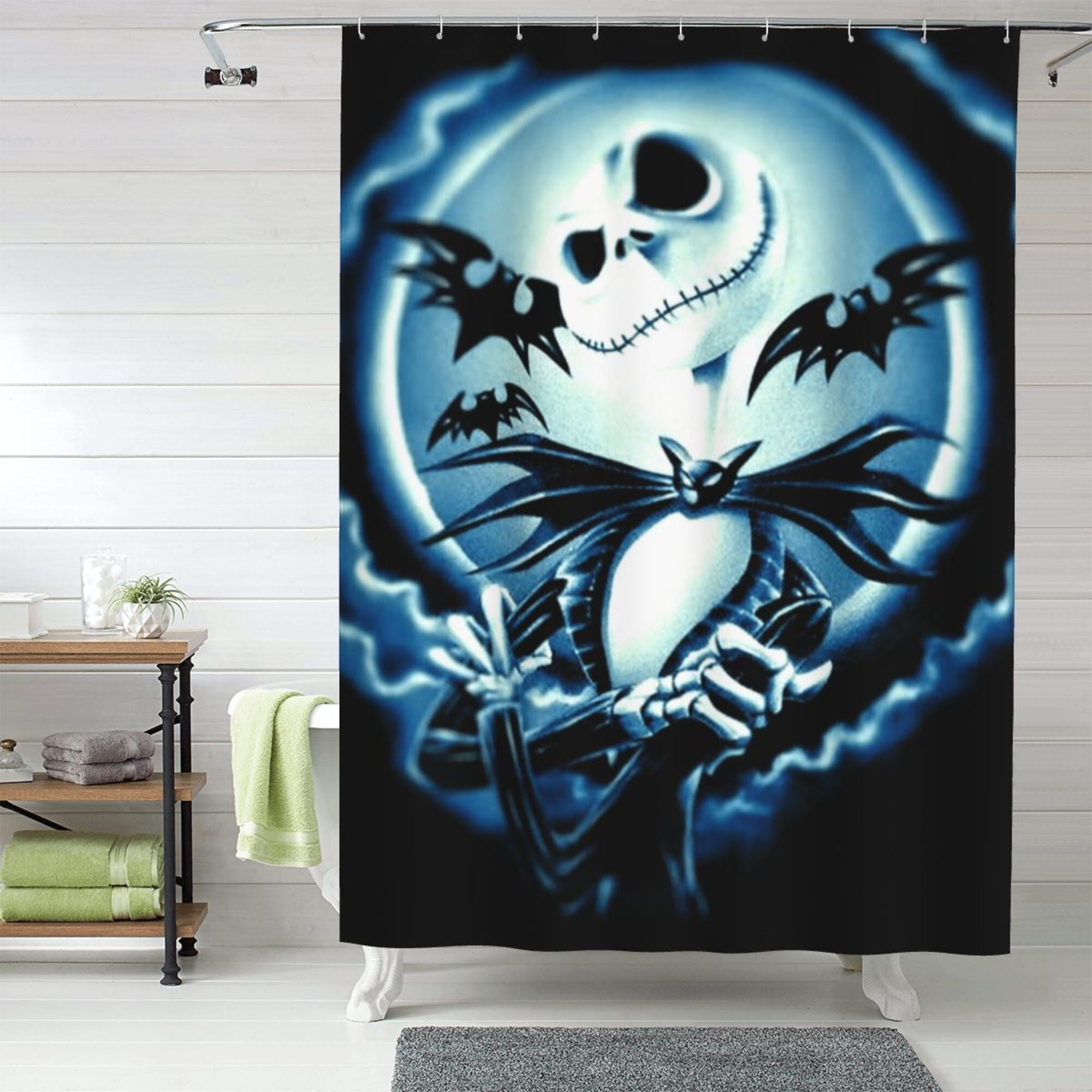 The Nightmare Before Christmas Shower Curtain, 60 x 72 inch Waterproof