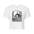 thumbnail image 1 of The Nightmare Before Christmas - Simply Meant To Be - Juniors Cropped Cotton Blend T-Shirt, 1 of 5