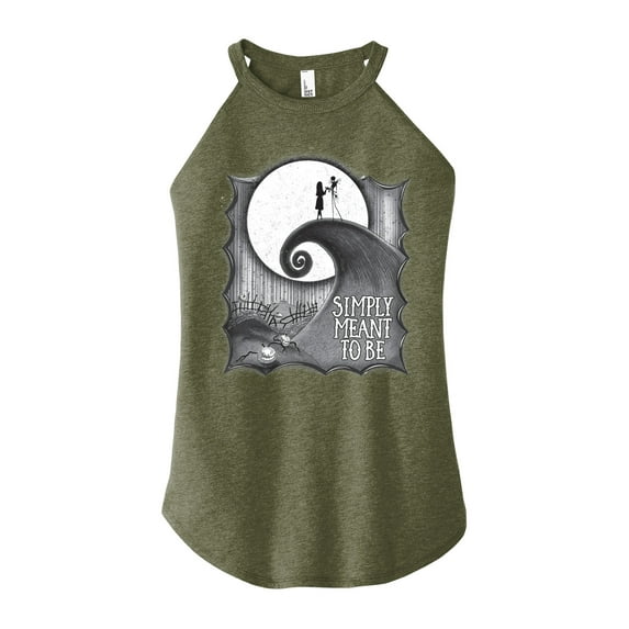 The Nightmare Before Christmas - Simply Meant To Be - Juniors High Neck Tank Top