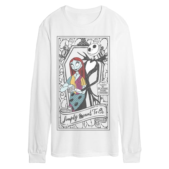 The Nightmare Before Christmas - Simply Meant To Be - Men's Long Sleeve Graphic T-Shirt