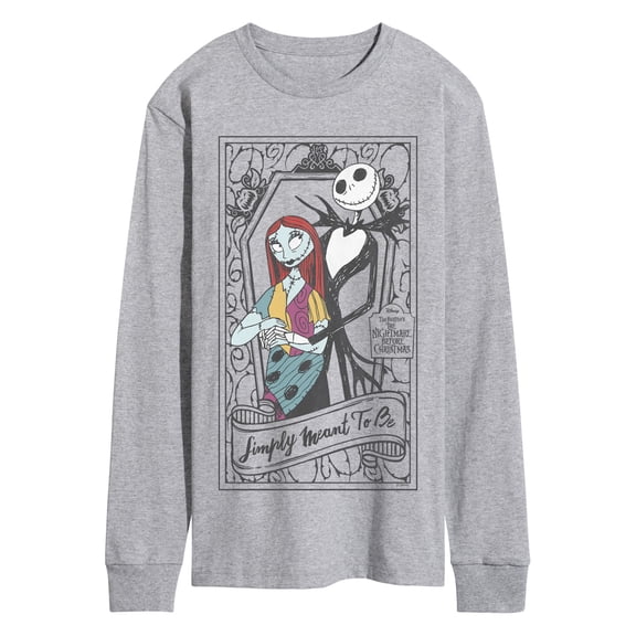 The Nightmare Before Christmas - Simply Meant To Be - Men's Long Sleeve Graphic T-Shirt