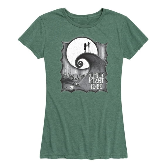 The Nightmare Before Christmas - Simply Meant To Be - Women's Short Sleeve Graphic T-Shirt