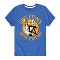 thumbnail image 1 of The Nightmare Before Christmas - Skeletons Best Friend - Youth Short Sleeve Graphic T-Shirt, 1 of 5