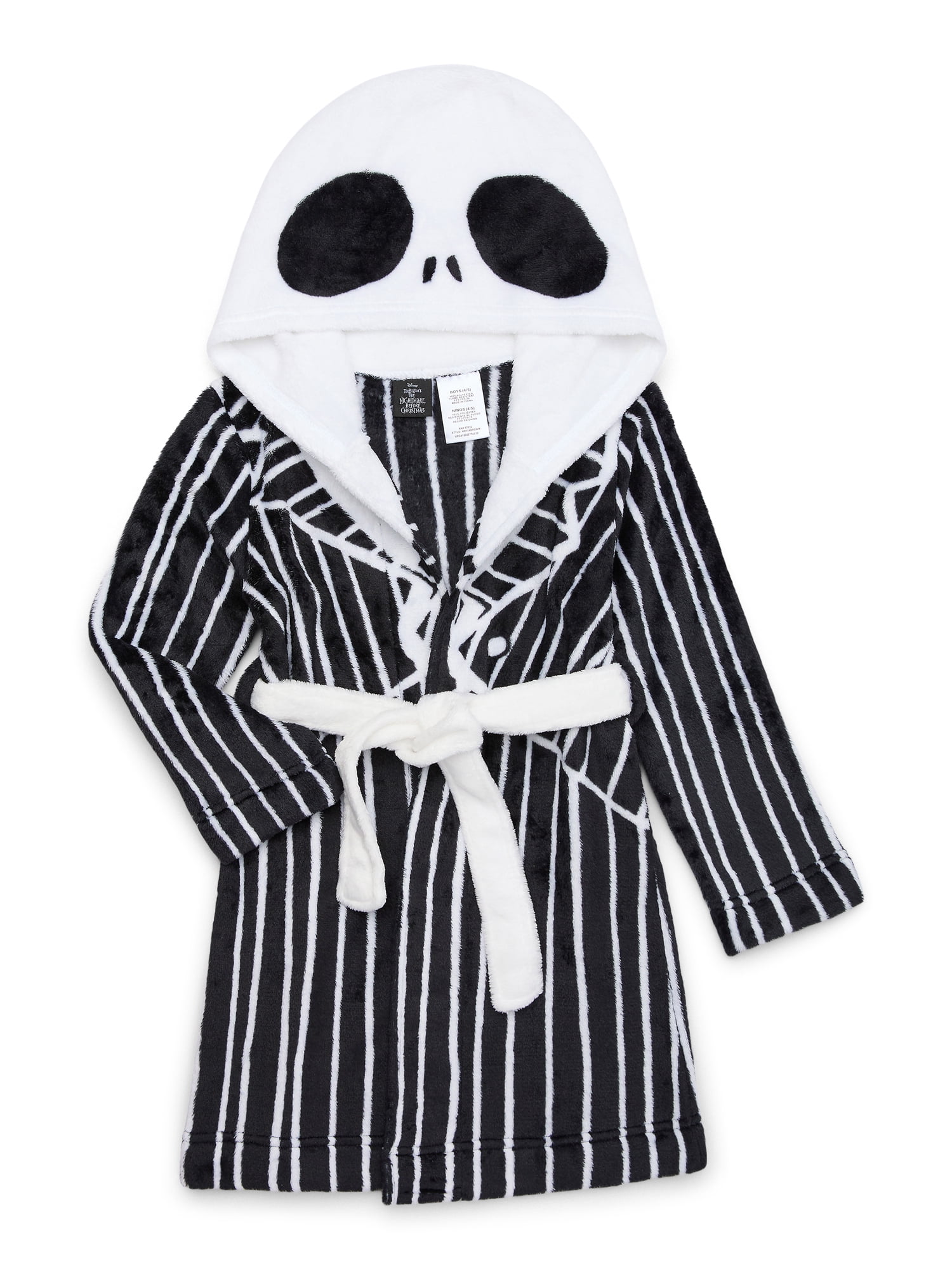 The Nightmare Before Christmas Sleepwear Robe, Sizes 4-12