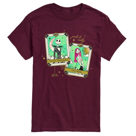 The Nightmare Before Christmas - Star Crossed Lovers - Men's Short Sleeve Graphic T-Shirt