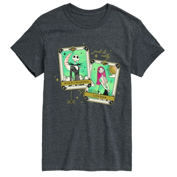 The Nightmare Before Christmas - Star Crossed Lovers - Men's Short Sleeve Graphic T-Shirt