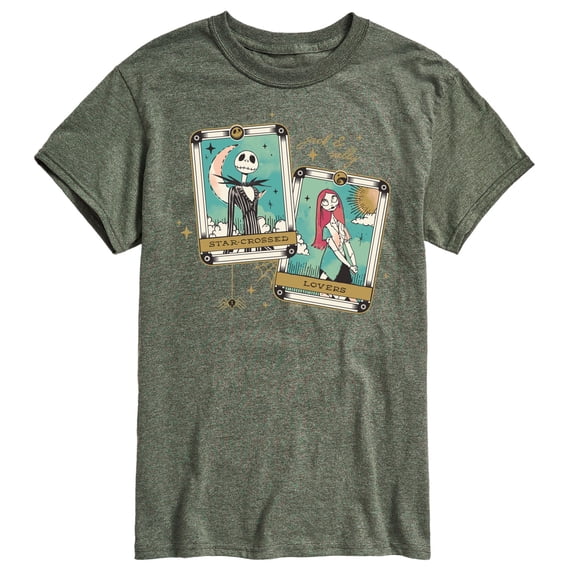 The Nightmare Before Christmas - Star Crossed Lovers - Men's Short Sleeve Graphic T-Shirt