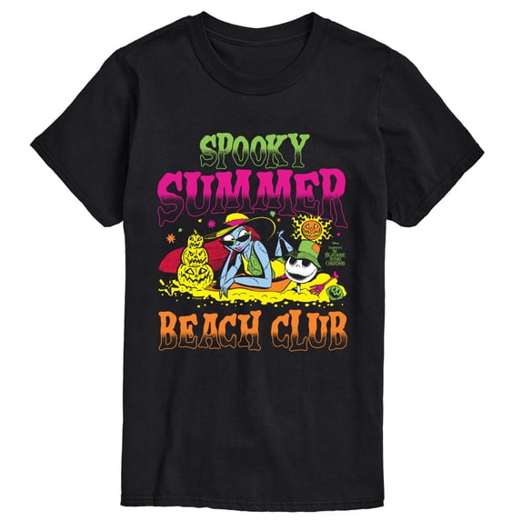 The Nightmare Before Christmas - Summer Beach Club - Men's Short Sleeve Graphic T-Shirt