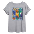 thumbnail image 1 of The Nightmare Before Christmas - Summer Skateboards - Juniors Oversized Graphic T-Shirt, 1 of 4