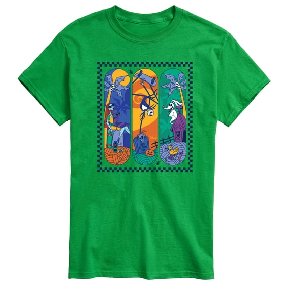 The Nightmare Before Christmas - Summer Skateboards - Men's Short Sleeve Graphic T-Shirt