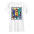 thumbnail image 1 of The Nightmare Before Christmas - Summer Skateboards - Women's Short Sleeve Graphic T-Shirt, 1 of 4