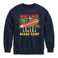 thumbnail image 1 of The Nightmare Before Christmas - Surf Scare Camp  - Toddler And Youth Crewneck Fleece Sweatshirt, 1 of 5