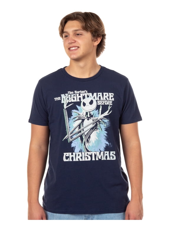 The Nightmare Before Christmas T-Shirt Men's Jack Skellington Color Splash Adult Tee