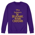 thumbnail image 1 of The Nightmare Before Christmas - TNBC Logo - Men's Crew Fleece Sweatshirt, 1 of 4