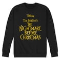 thumbnail image 1 of The Nightmare Before Christmas - TNBC Logo - Men's Crew Fleece Sweatshirt, 1 of 4