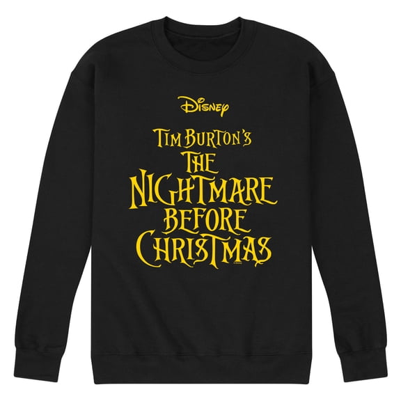 The Nightmare Before Christmas - TNBC Logo - Men's Crew Fleece Sweatshirt
