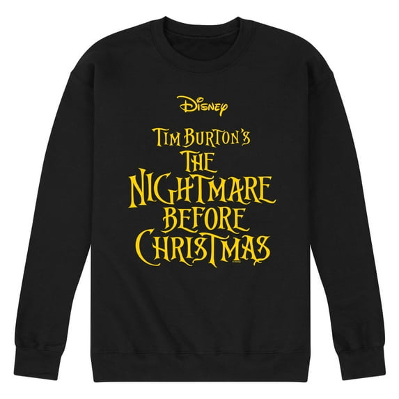 The Nightmare Before Christmas - TNBC Logo - Men's Crew Fleece Sweatshirt