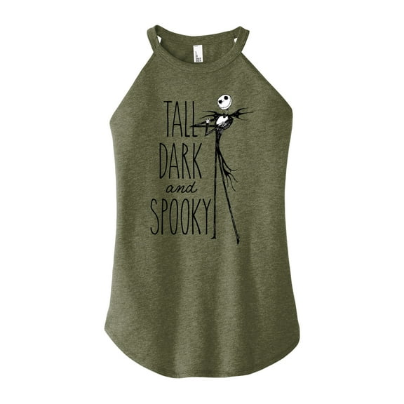 The Nightmare Before Christmas - Tall Dark and Spooky - Juniors High Neck Tank Top