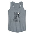 thumbnail image 1 of The Nightmare Before Christmas - Tall Dark and Spooky - Women's Racerback Tank Top, 1 of 5