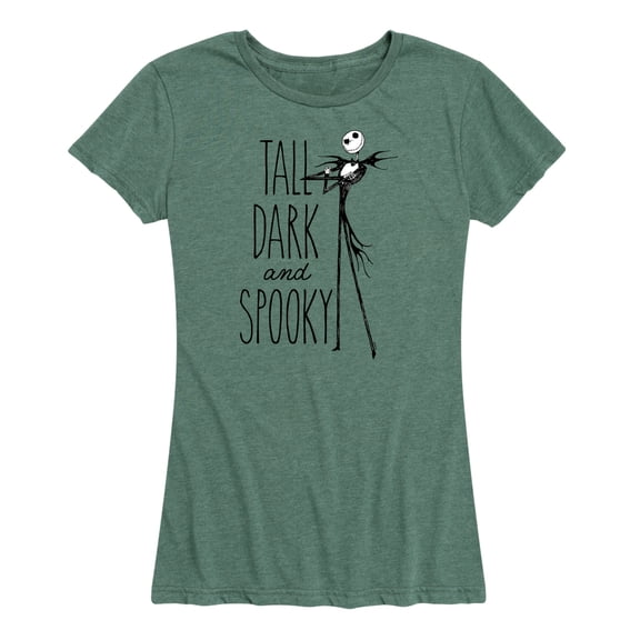 The Nightmare Before Christmas - Tall Dark and Spooky - Women's Short Sleeve Graphic T-Shirt
