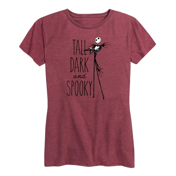 The Nightmare Before Christmas - Tall Dark and Spooky - Women's Short Sleeve Graphic T-Shirt