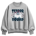 thumbnail image 1 of The Nightmare Before Christmas - Terror Squad - Women's Oversized Fleece Crew Sweatshirt, 1 of 2