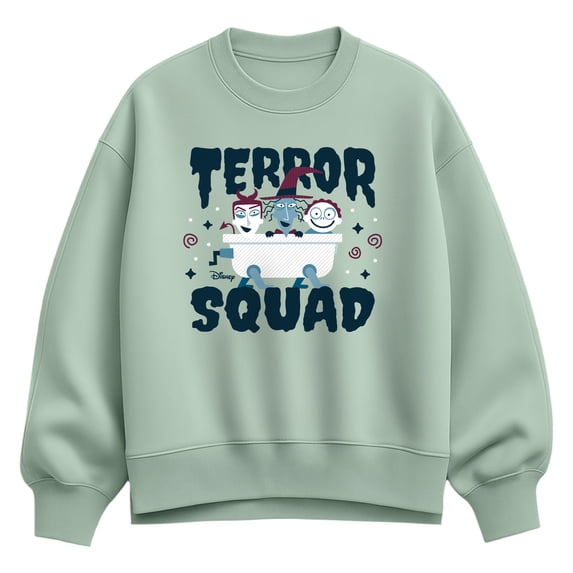 The Nightmare Before Christmas - Terror Squad - Women's Oversized Fleece Crew Sweatshirt