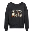 thumbnail image 1 of The Nightmare Before Christmas - This Is Halloween - Women's French Terry Long Sleeve Pullover, 1 of 4