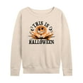 thumbnail image 1 of The Nightmare Before Christmas - This Is Halloween - Women's Lightweight French Terry Long Sleeve Shirt, 1 of 5