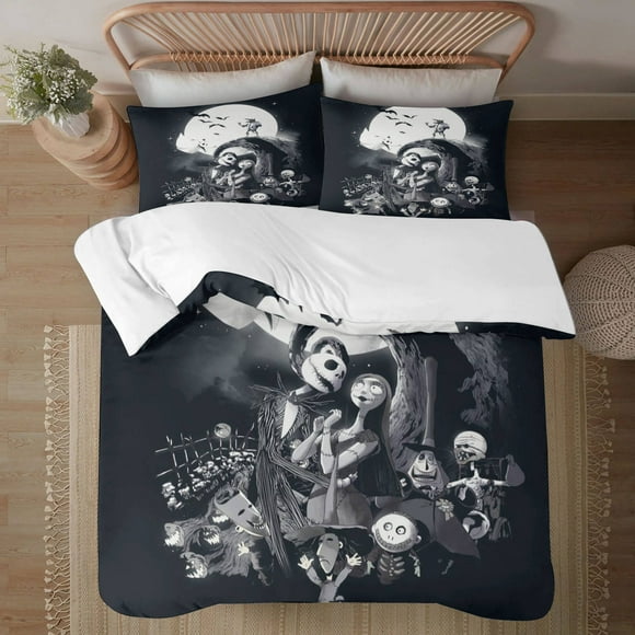 The Nightmare Before Christmas Three Piece Bedding Set 203*228CM