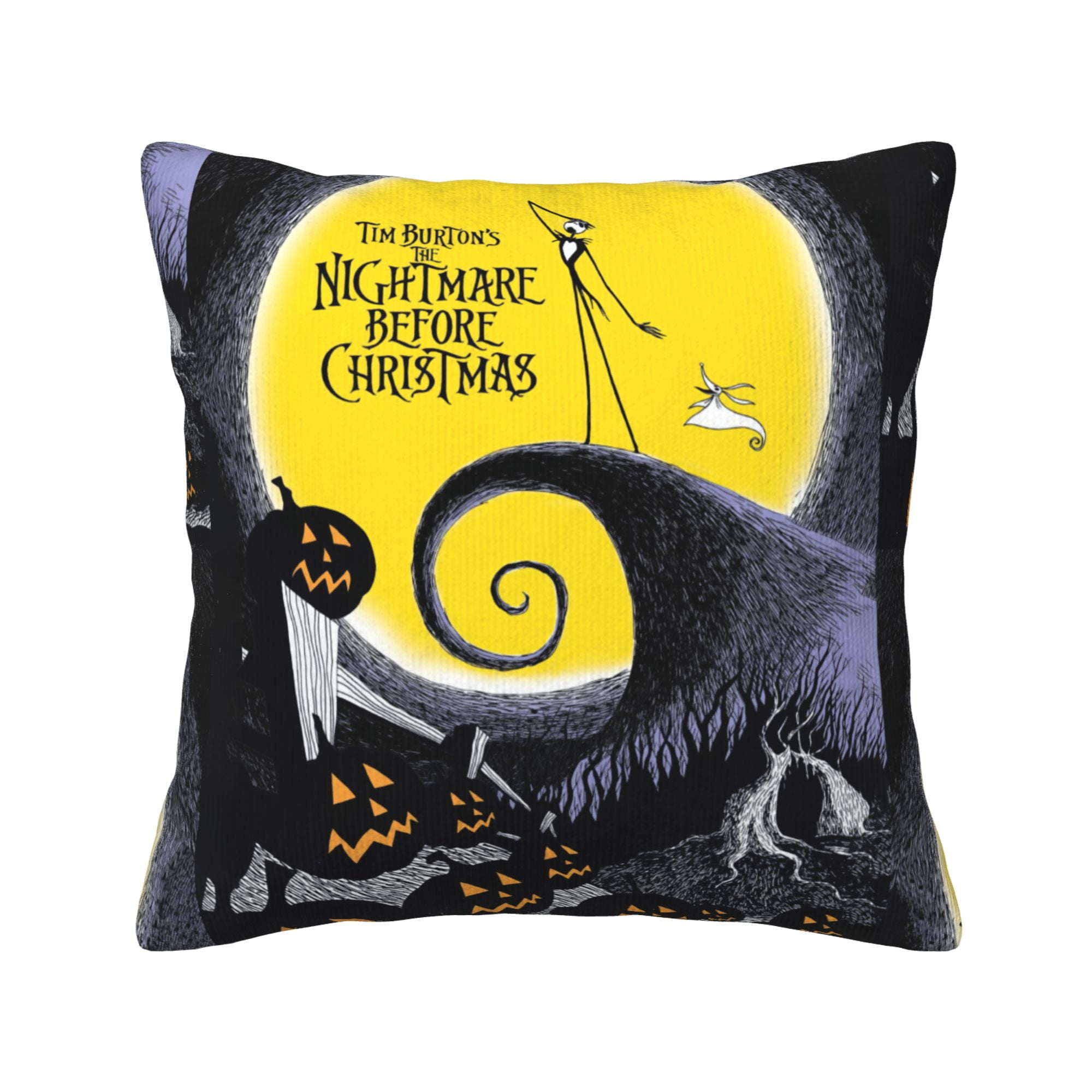 The Nightmare Before Christmas Throw Pillow Covers, Corduroy Decor